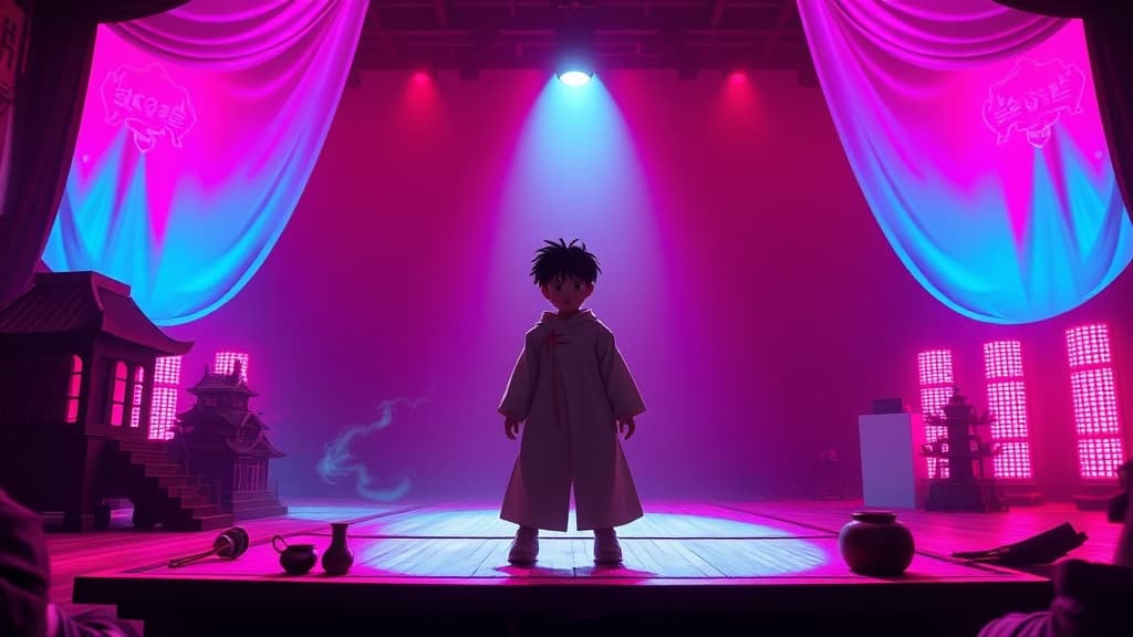 Akane-banashi Episod 7 Buat Satu Pentas Rasa Macam Final Boss