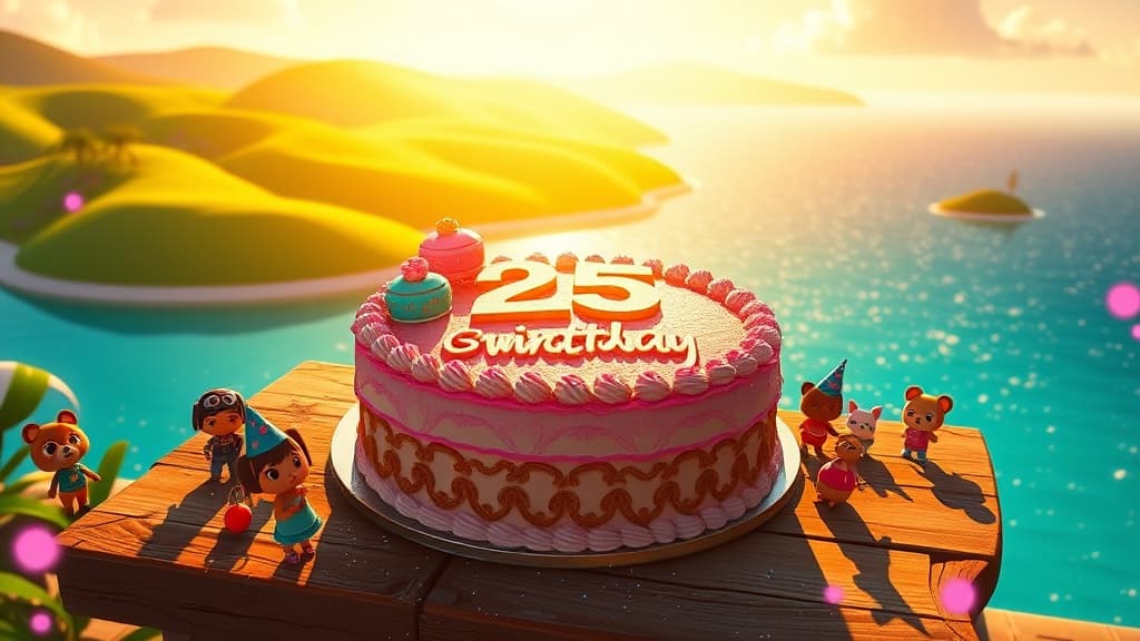 《Animal Crossing: New Horizons》推出25周年免費紀念禮物