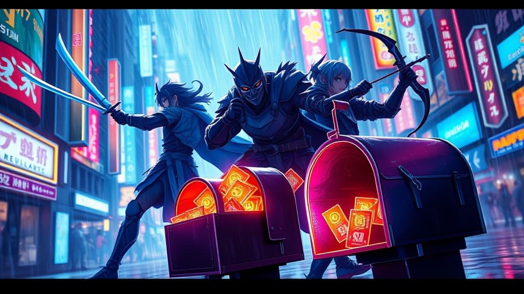 Anime Warriors III 目前還沒有 Codes,但免費獎勵將透過 Mailbox 發放