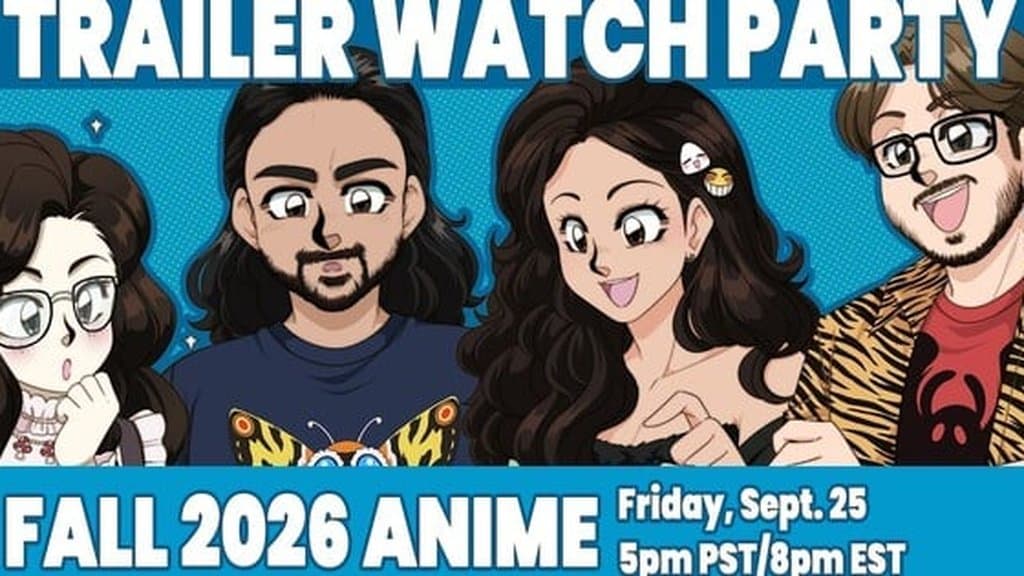 ANN’s Fall 2026 Anime Trailer Watch Party Goes Live Tonight