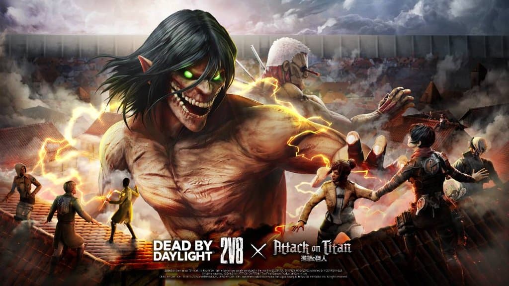 Crossover Attack on Titan Dead by Daylight Kembali Dengan Skin Baru dan Mode 2v8