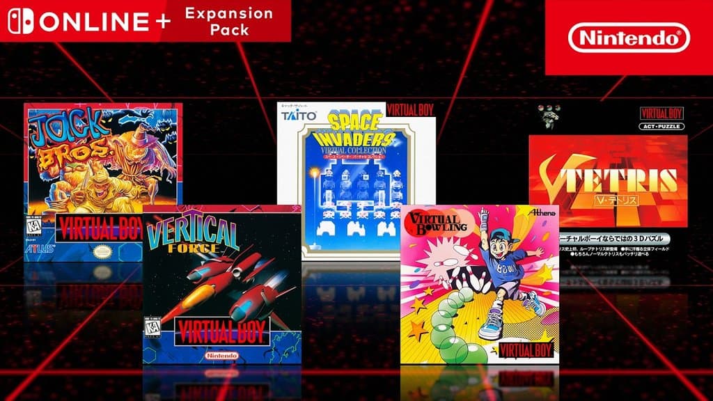 Nintendo 為 Switch Online 新增五款 Virtual Boy 經典作品