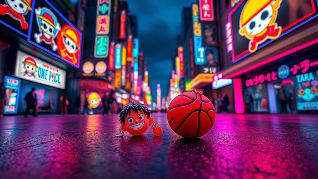 One Piece x NBA Gashapon 鑰匙圈今年 5 月登陸日本