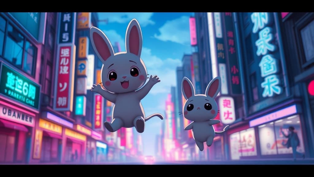 Opanchu Usagi 和 Npochamu 將推出 3D 動畫