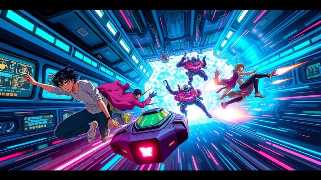 Orbitals Nampak Macam Retro Anime Yang Boleh Dimainkan, Dibina Untuk Co-Op Chaotic