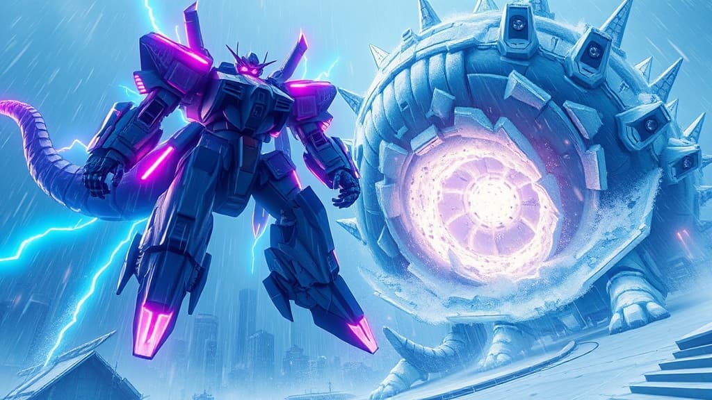 Snowball Earth Bermula Kuat Dengan Aura Kaiju-Mecha, Tapi CG Memang Masalah Besar