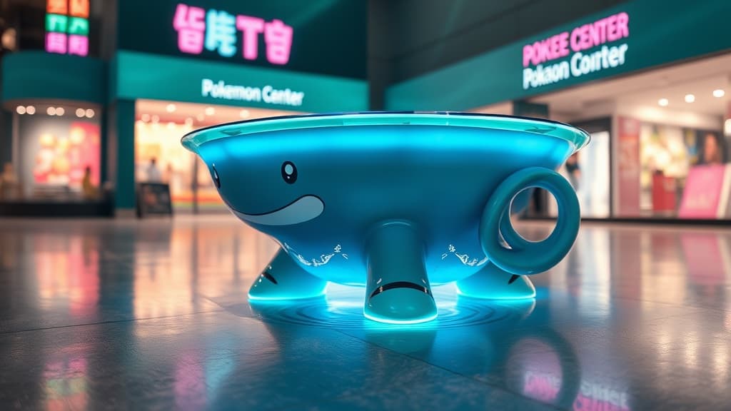 這張 Quagsire Side Table 根本是 Pokémon 收藏家具的巔峰