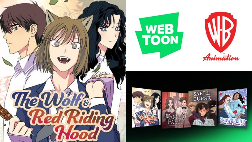 WEBTOON dan Warner Bros. Animation Bariskan Empat Lagi Siri untuk Adaptasi
