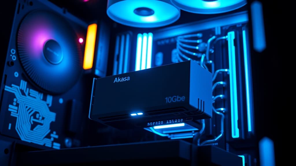 Akasa’s New 10GbE PCIe Card Is a Sensible Upgrade for Home Labs and Small Studios