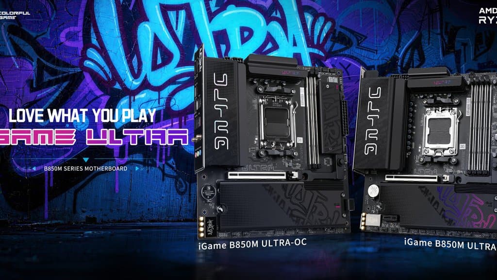 COLORFUL iGame B850M ULTRA Series Targets Compact Ryzen Gaming Builds