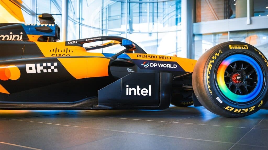 Intel Returns to F1 With McLaren Chip Partnership