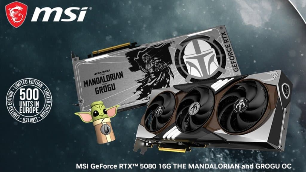 MSI’s Limited RTX 5080 Mandalorian GPU Is a Star Wars Collector Flex