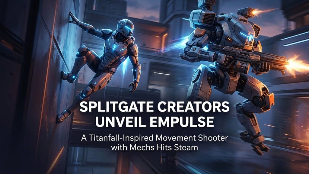 Splitgate Studio’s EMPULSE Quietly Hits Steam With 6v6 Mechs, Parkour and Surprisingly Friendly PC Specs